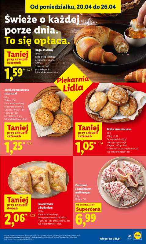 Lidl - gazetka promocyjna Oferta od czwartku od czwartku 23.04 do niedzieli 26.04 - strona 47