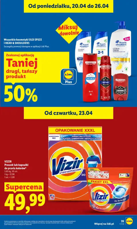 Lidl - gazetka promocyjna Oferta od czwartku od czwartku 23.04 do niedzieli 26.04 - strona 37