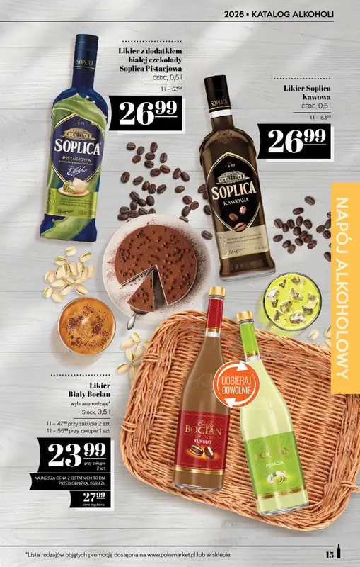 POLOmarket - gazetka promocyjna Katalog alkoholi  do środy 06.05 - strona 15