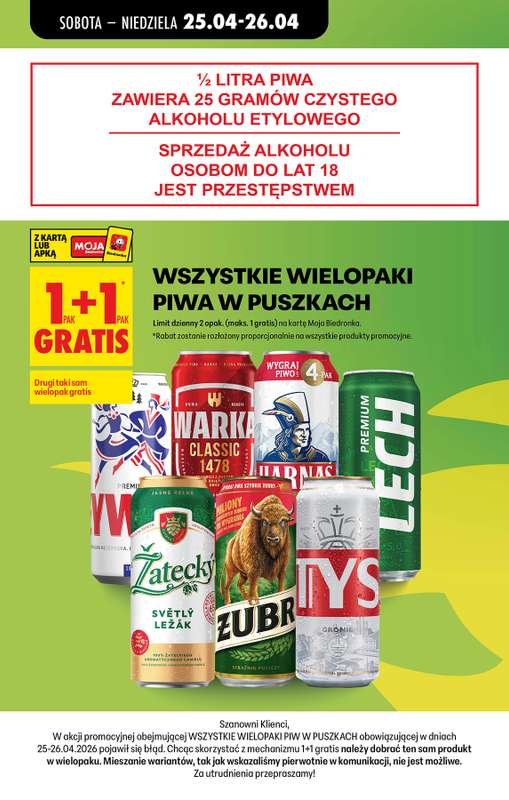 Biedronka - gazetka promocyjna Od czwartku od czwartku 23.04 do środy 29.04 - strona 19