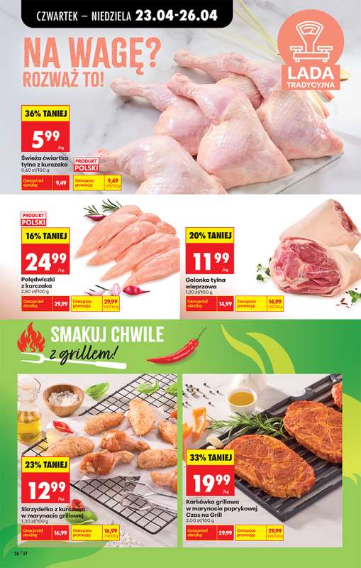 Biedronka - gazetka promocyjna Od czwartku, Z ladą tradycyjną od czwartku 23.04 do środy 29.04 - strona 42