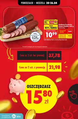 Biedronka - gazetka promocyjna Sprawdź ile oszczędzisz - przeliczamy ceny! od czwartku 23.04 do niedzieli 26.04 - strona 9