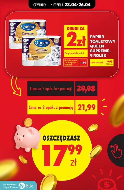 Biedronka - gazetka promocyjna Sprawdź ile oszczędzisz - przeliczamy ceny! od czwartku 23.04 do niedzieli 26.04 - strona 7