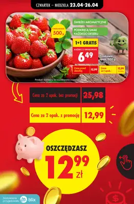 Biedronka - gazetka promocyjna Sprawdź ile oszczędzisz - przeliczamy ceny! od czwartku 23.04 do niedzieli 26.04 - strona 6
