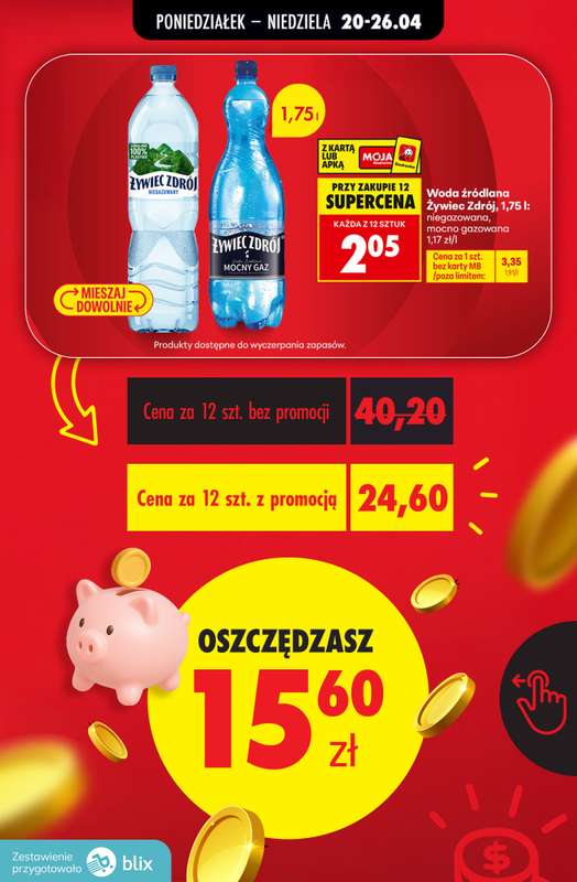 Biedronka - gazetka promocyjna Sprawdź ile oszczędzisz - przeliczamy ceny! od czwartku 23.04 do niedzieli 26.04 - strona 8