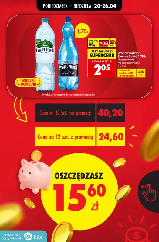 Biedronka - gazetka promocyjna Sprawdź ile oszczędzisz - przeliczamy ceny! od czwartku 23.04 do niedzieli 26.04 - strona 8