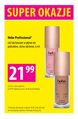 Hebe - gazetka promocyjna Super okazje już od 5,49 zł od czwartku 23.04 do niedzieli 03.05 - strona 3