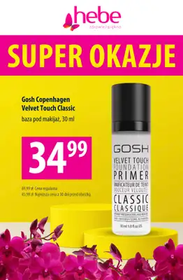 Hebe - gazetka promocyjna Super okazje już od 5,49 zł od czwartku 23.04 do niedzieli 03.05