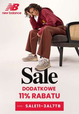 New Balance - gazetka promocyjna Dodatkowe -11% na SALE z kodem od czwartku 23.04 do niedzieli 26.04