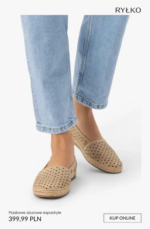 Ryłko - gazetka promocyjna Damskie espadryle od czwartku 23.04  - strona 8