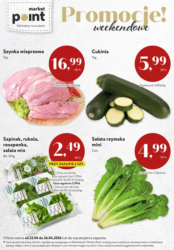 Market Point - gazetka promocyjna Promocje weekendowe od czwartku 23.04 do niedzieli 26.04 - strona 5