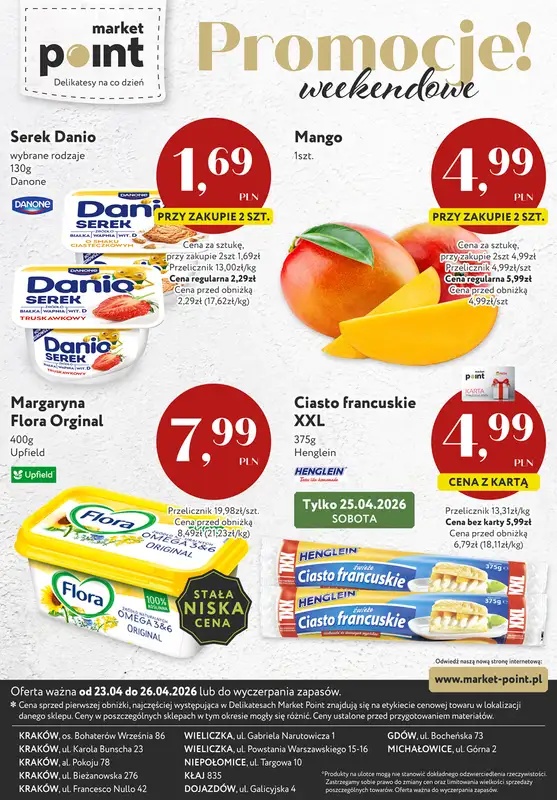 Market Point - gazetka promocyjna Promocje weekendowe od czwartku 23.04 do niedzieli 26.04 - strona 6