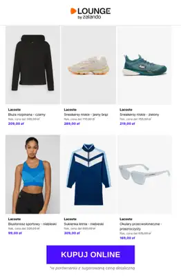 Lounge by Zalando - gazetka promocyjna Do -79% Lacoste - Kobiety od czwartku 23.04 do niedzieli 26.04 - strona 10