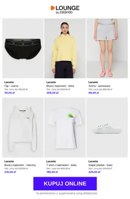 Lounge by Zalando - gazetka promocyjna Do -79% Lacoste - Kobiety od czwartku 23.04 do niedzieli 26.04 - strona 2