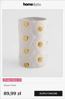 home&you - gazetka promocyjna Druga rzecz 1 zł od czwartku 23.04 do wtorku 28.04 - strona 5