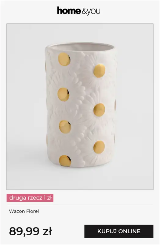 home&you - gazetka promocyjna Druga rzecz 1 zł od czwartku 23.04 do wtorku 28.04 - strona 5