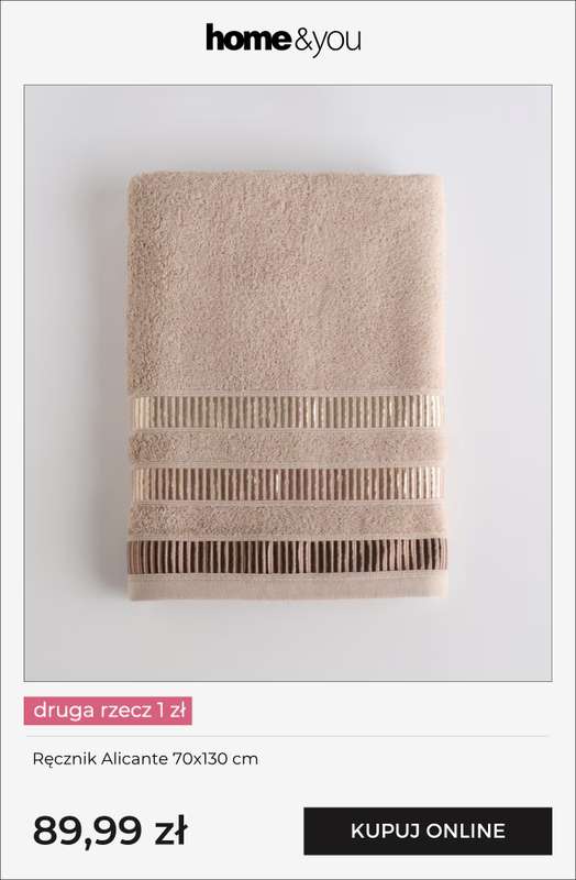 home&you - gazetka promocyjna Druga rzecz 1 zł od czwartku 23.04 do wtorku 28.04 - strona 10