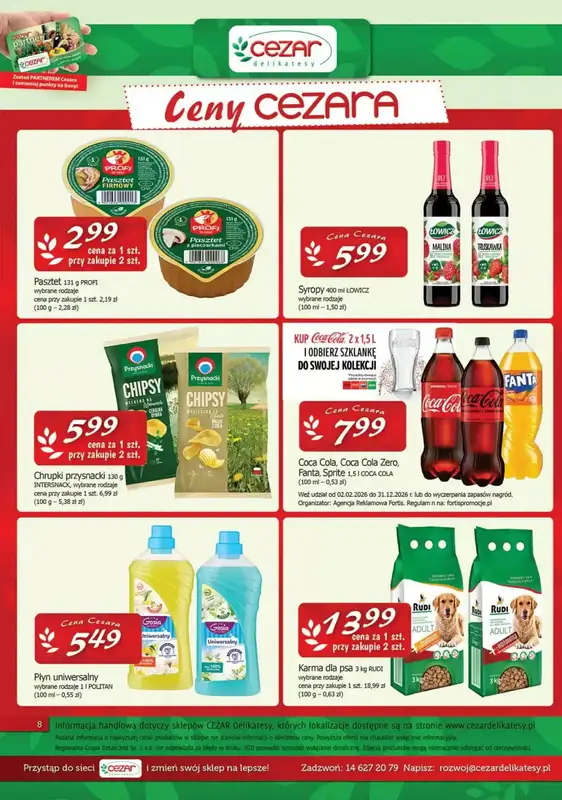 CEZAR Delikatesy - gazetka promocyjna Gazetka od czwartku 23.04 do środy 29.04 - strona 8