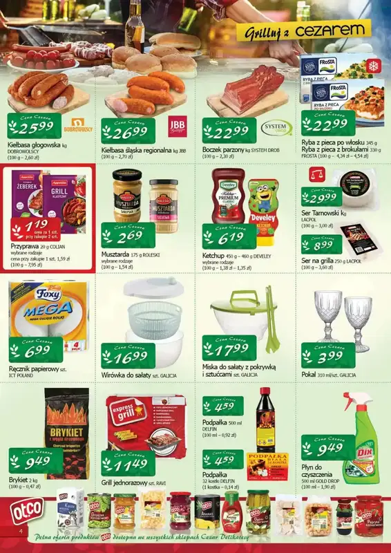 CEZAR Delikatesy - gazetka promocyjna Gazetka od czwartku 23.04 do środy 29.04 - strona 4