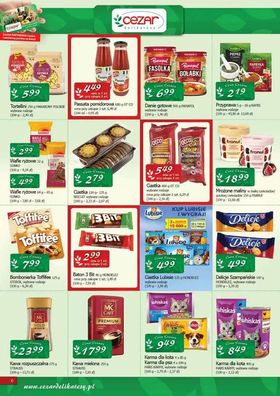 CEZAR Delikatesy - gazetka promocyjna Gazetka od czwartku 23.04 do środy 29.04 - strona 6