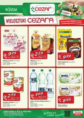CEZAR Delikatesy - gazetka promocyjna Gazetka od czwartku 23.04 do środy 29.04