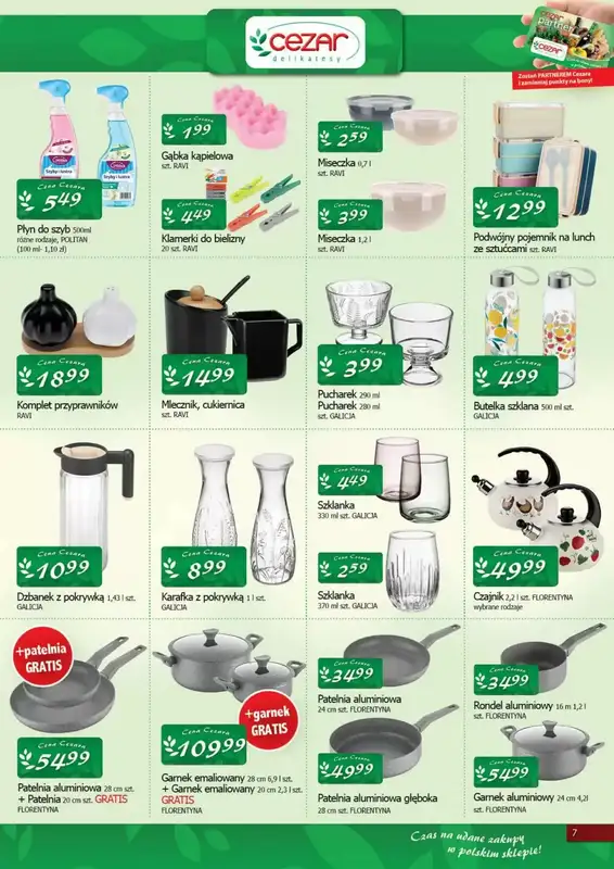 CEZAR Delikatesy - gazetka promocyjna Gazetka od czwartku 23.04 do środy 29.04 - strona 7