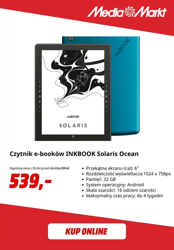 Media Markt - gazetka promocyjna -10% na czytniki e-booków od czwartku 23.04 do niedzieli 26.04 - strona 6