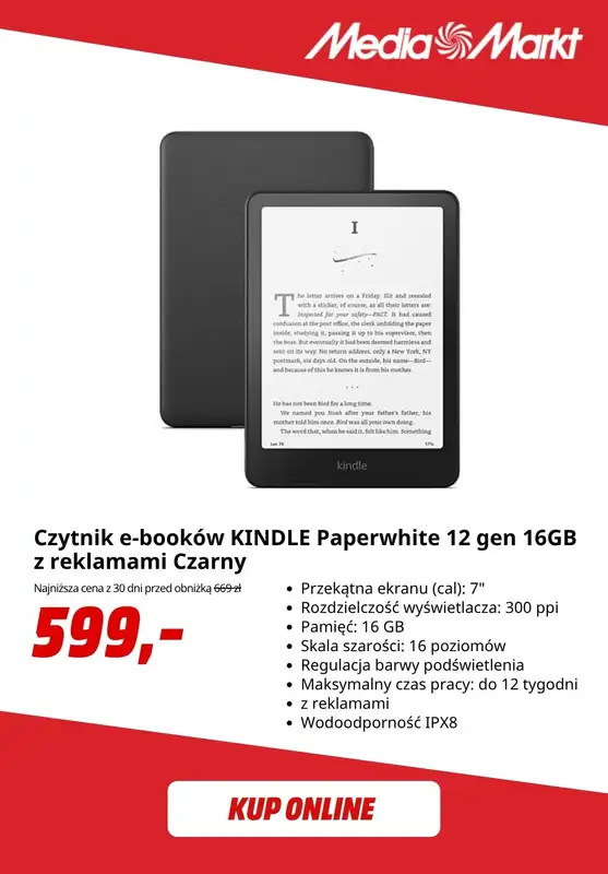 Media Markt - gazetka promocyjna -10% na czytniki e-booków od czwartku 23.04 do niedzieli 26.04 - strona 3