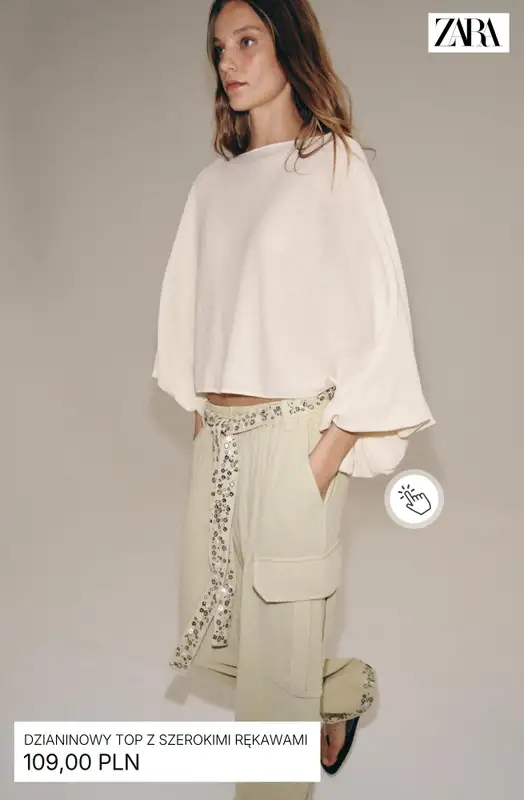 Zara - gazetka promocyjna Topy damskie od czwartku 23.04  - strona 10