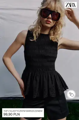 Zara - gazetka promocyjna Topy damskie od czwartku 23.04  - strona 9