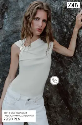 Zara - gazetka promocyjna Topy damskie od czwartku 23.04  - strona 8