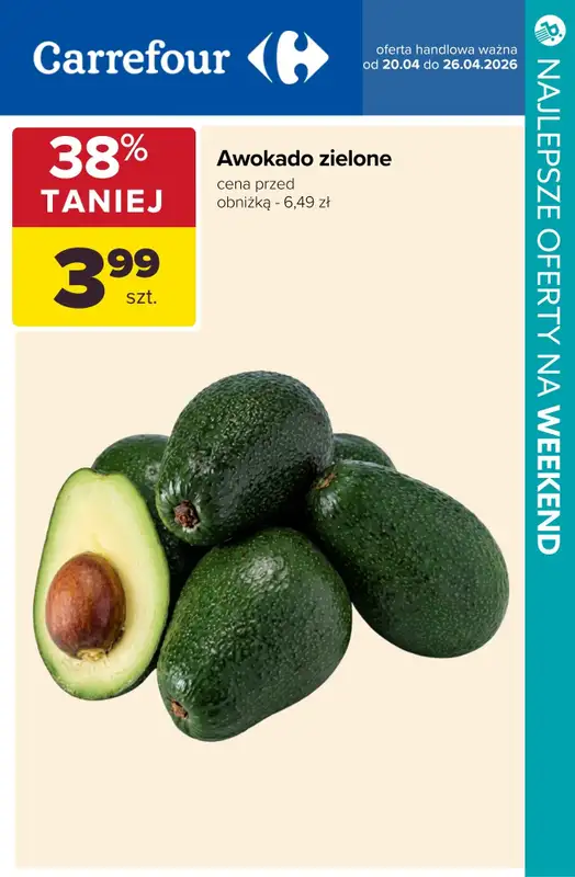 BEST SALE - gazetka promocyjna Weekendowe PROMOCJE w sklepach - sprawdź oferty! od czwartku 23.04 do niedzieli 26.04 - strona 6