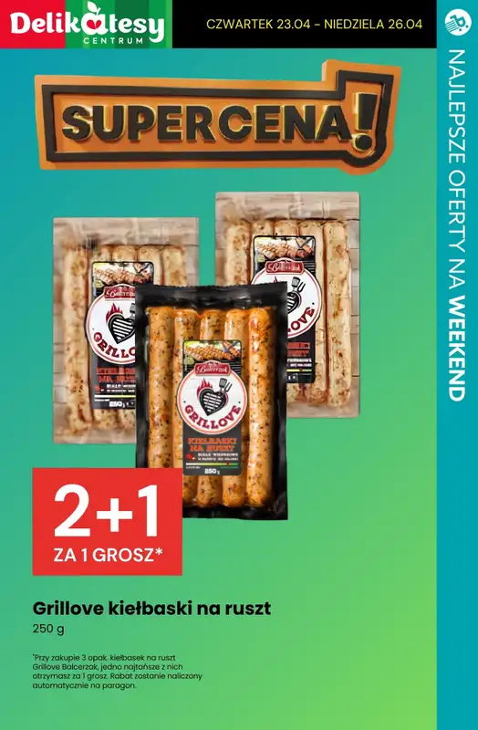 BEST SALE - gazetka promocyjna Weekendowe PROMOCJE w sklepach - sprawdź oferty! od czwartku 23.04 do niedzieli 26.04 - strona 7