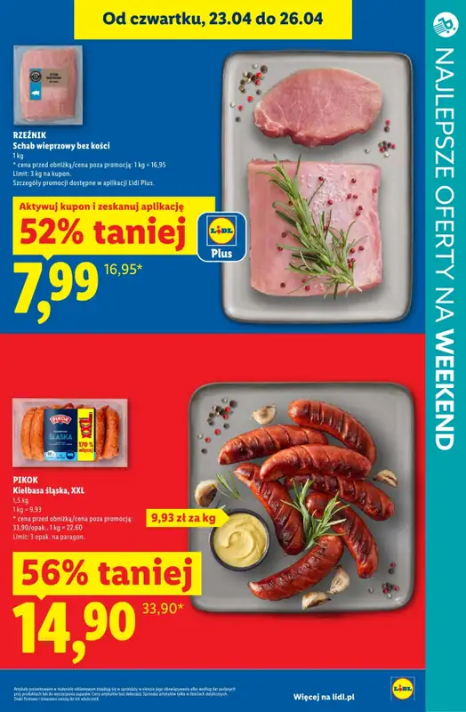 BEST SALE - gazetka promocyjna Weekendowe PROMOCJE w sklepach - sprawdź oferty! od czwartku 23.04 do niedzieli 26.04 - strona 8