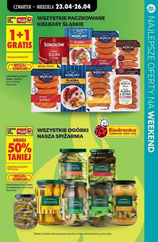 BEST SALE - gazetka promocyjna Weekendowe PROMOCJE w sklepach - sprawdź oferty! od czwartku 23.04 do niedzieli 26.04 - strona 3
