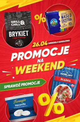 BEST SALE - gazetka promocyjna Weekendowe PROMOCJE w sklepach - sprawdź oferty! od czwartku 23.04 do niedzieli 26.04