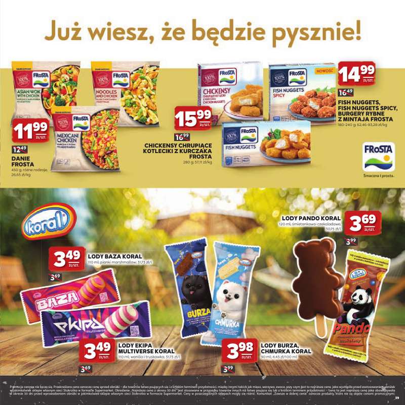Stokrotka - gazetka promocyjna Katalog Grill! od czwartku 23.04 do środy 06.05 - strona 39