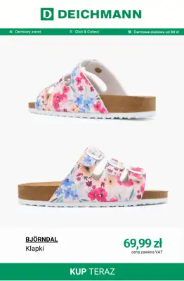 Deichmann - gazetka promocyjna Wygodne kapcie i klapki od czwartku 23.04  - strona 11