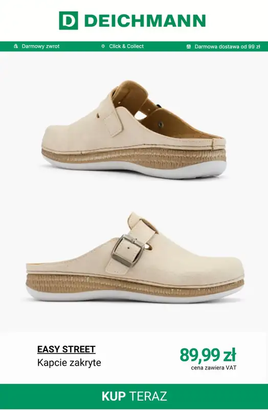 Deichmann - gazetka promocyjna Wygodne kapcie i klapki od czwartku 23.04  - strona 8