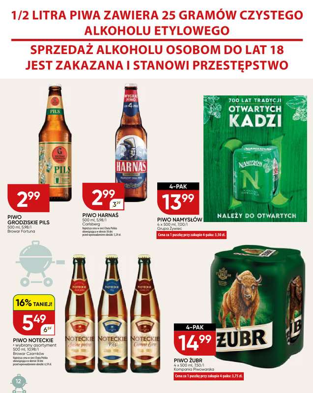 Chata Polska - gazetka promocyjna Gazetka 27.04-17.05  do niedzieli 17.05 - strona 12