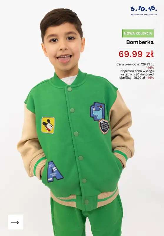 5.10.15 - gazetka promocyjna NOWOŚCI dziecięce od czwartku 23.04  - strona 3