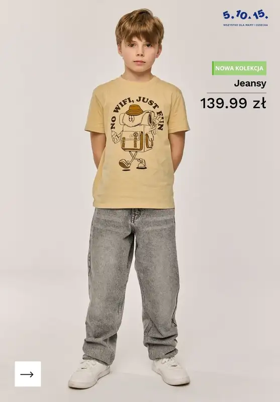 5.10.15 - gazetka promocyjna NOWOŚCI dziecięce od czwartku 23.04  - strona 7