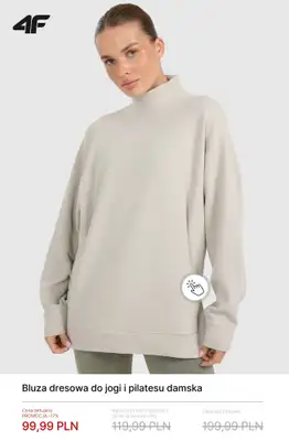 4F - gazetka promocyjna Ubrania do jogi i pilatesu do -30% od czwartku 23.04  - strona 8