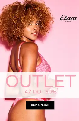 BEST SALE - gazetka promocyjna Etam | Outlet do -50% od czwartku 23.04 