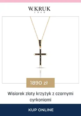 BEST SALE - gazetka promocyjna W.Kruk | -15% na łańcuszki i wisiorki idealne na Komunię Świętą od czwartku 23.04 do niedzieli 26.04 - strona 9