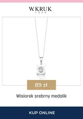 BEST SALE - gazetka promocyjna W.Kruk | -15% na łańcuszki i wisiorki idealne na Komunię Świętą od czwartku 23.04 do niedzieli 26.04 - strona 2