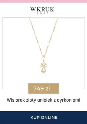 BEST SALE - gazetka promocyjna W.Kruk | -15% na łańcuszki i wisiorki idealne na Komunię Świętą od czwartku 23.04 do niedzieli 26.04 - strona 11