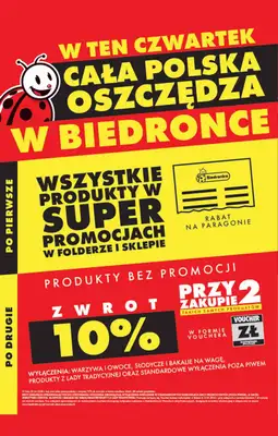 Biedronka - gazetka promocyjna Tylko w czwartek od czwartku 23.04 do czwartku 23.04