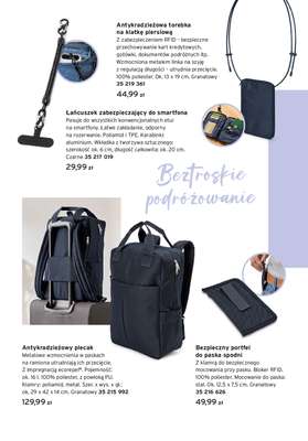 Antykradzieżowy plecak