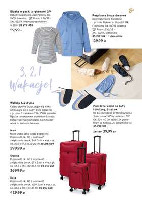 Walizka tekstylna średnia